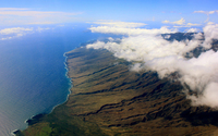 Cloud blanket over Maui wallpaper 2880x1800 jpg