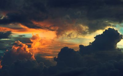 Colorful clouds wallpaper