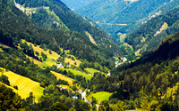 Green valley in Annaberg wallpaper 3840x2160 jpg