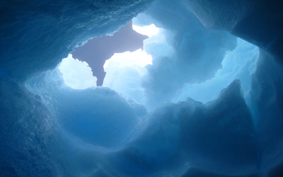 Ice cave wallpaper