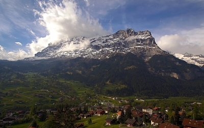 Jungfrau in Swiss Alps wallpaper