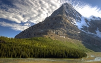 Majestic mountain peak rising to the sky wallpaper 1920x1200 jpg