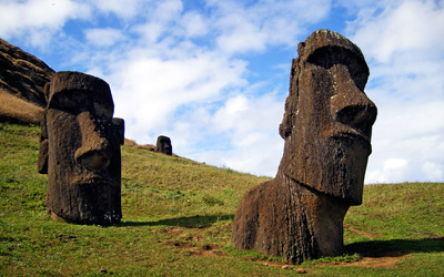 Moai Statues wallpaper