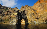 Natural rusty cliff arch wallpaper 2560x1600 jpg
