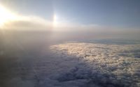 Rainbow above the clouds wallpaper 2880x1800 jpg
