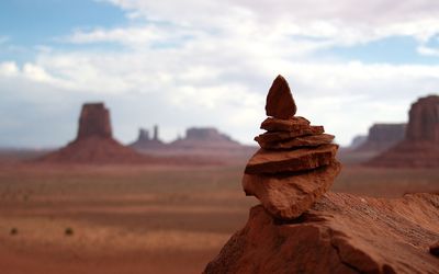 Rock formation in Monument Valley wallpaper