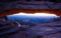 Rocky arch above the canyon wallpaper 1920x1200 jpg
