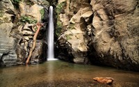 Rocky waterfall [7] wallpaper 2560x1600 jpg