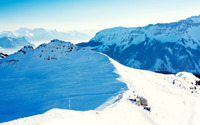 Snowy mountain peak wallpaper 2560x1600 jpg