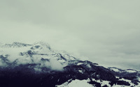 Snowy mountain top [4] wallpaper 1920x1200 jpg