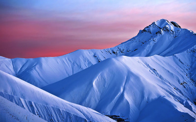 Snowy mountains [4] wallpaper