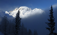 Snowy mountains [7] wallpaper 1920x1200 jpg