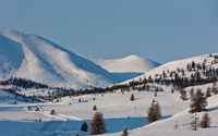 Snowy mountains [19] wallpaper 2560x1600 jpg