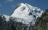 Snowy rocky peak wallpaper 3840x2160 jpg
