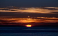 Stunning sunset at the ocean wallpaper 2560x1600 jpg