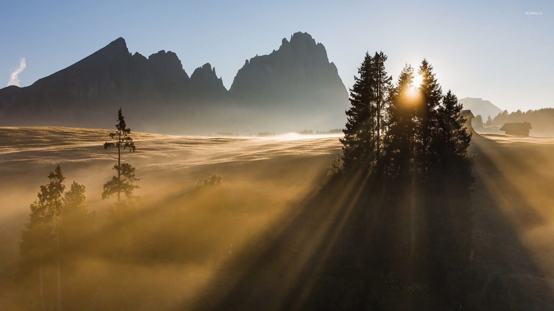 Sunrise In The Dolomites Wallpaper Nature Wallpapers 26123