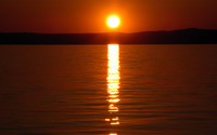 Sunset at Lake Balaton [2] wallpaper 1920x1200 jpg