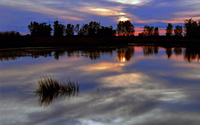 Sunset at the lake [2] wallpaper 2560x1600 jpg