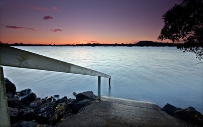 Sunset at the lake [3] wallpaper