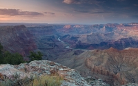 Sunset clouds above the Grand Canyon wallpaper 1920x1080 jpg