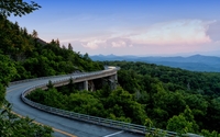 Viaduct in the mountains wallpaper 1920x1200 jpg