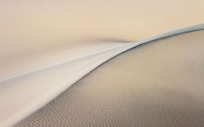 White sand dune wallpaper