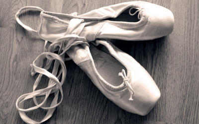 Ballet shoes wallpaper