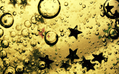 Bubbly stars wallpaper