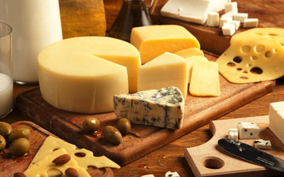 Cheese types wallpaper