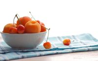 Cherries and apricots wallpaper 1920x1200 jpg