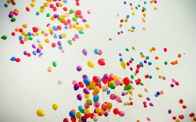 Colorful balloons Wallpaper
