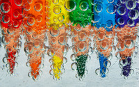 Colorful pencils under water wallpaper 1920x1200 jpg