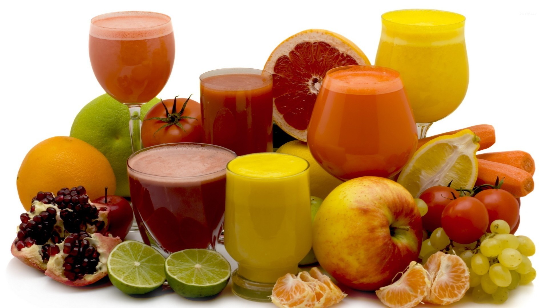 Fruit juice wallpaper.