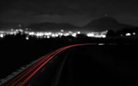 Headlights on the highway wallpaper 1920x1200 jpg