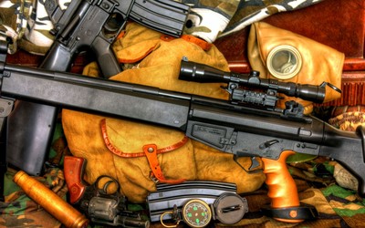 M16 rifle wallpaper