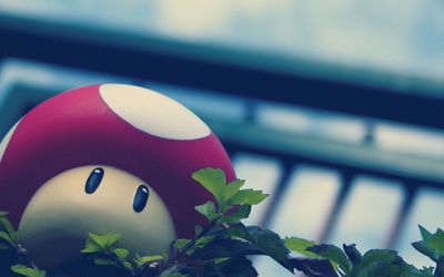 Mario mushroom wallpaper