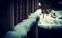 Snow on house wall wallpaper 1920x1080 jpg