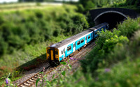 Train going into tunnel wallpaper 2560x1600 jpg