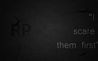 I scare them first Wallpaper