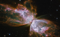 Bipolar planetary nebula NGC 6302 wallpaper 1920x1200 jpg