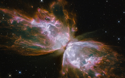 Bipolar planetary nebula NGC 6302 wallpaper
