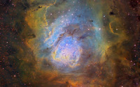 Blue nebula [4] wallpaper 1920x1200 jpg