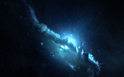 Blue nebula [3] Wallpaper