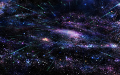Colorful space Wallpaper