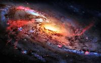 Firey galaxy wallpaper 1920x1080 jpg