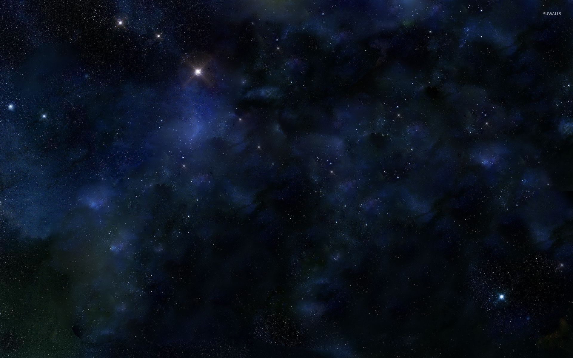 blue space wallpaper 1920x1200