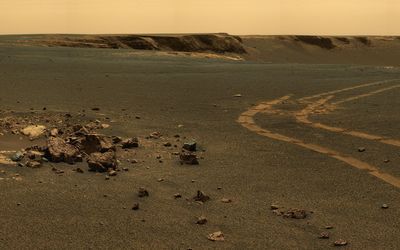 Martian landscape Wallpaper
