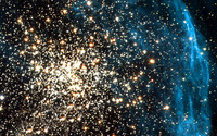 Stars around the nebula wallpaper 1920x1200 jpg
