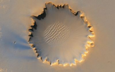 Victoria crater, Mars wallpaper