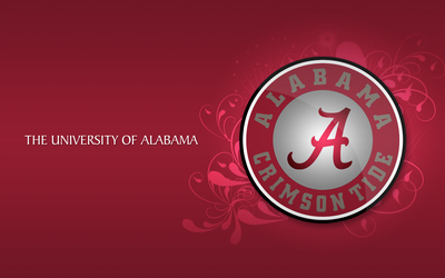 Alabama Crimson Tide football logo wallpaper